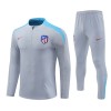 Sudadera De Entrenamiento Atlético Madrid Cremallera De Cuarto 2024-25 Gris - Hombre